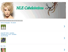 Tablet Screenshot of nlecabeleireiros.blogspot.com