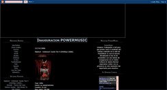 Desktop Screenshot of powermusic-blog.blogspot.com