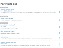 Tablet Screenshot of powermusic-blog.blogspot.com