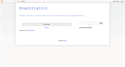 Desktop Screenshot of kvantitativt.blogspot.com