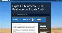 Desktop Screenshot of expatclubmoscow.blogspot.com