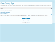 Tablet Screenshot of freedannypye.blogspot.com
