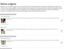 Tablet Screenshot of karinelingerie.blogspot.com