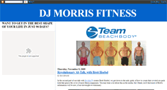 Desktop Screenshot of djmorrisfitness.blogspot.com