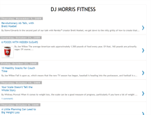 Tablet Screenshot of djmorrisfitness.blogspot.com