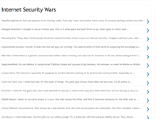 Tablet Screenshot of internetsecuritywars.blogspot.com