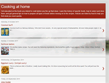 Tablet Screenshot of cookingathom.blogspot.com