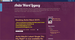 Desktop Screenshot of anitawardlegacy.blogspot.com