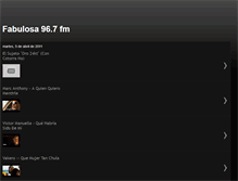 Tablet Screenshot of fabulosafm.blogspot.com
