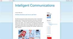 Desktop Screenshot of iconintelligentcomms.blogspot.com