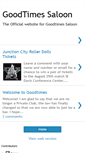 Mobile Screenshot of goodtimes-saloon.blogspot.com
