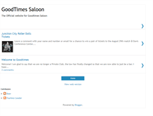 Tablet Screenshot of goodtimes-saloon.blogspot.com