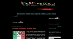 Desktop Screenshot of italianimbecilli.blogspot.com