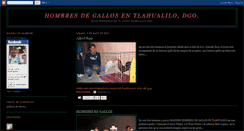 Desktop Screenshot of gallosentlahualilo.blogspot.com
