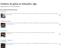 Tablet Screenshot of gallosentlahualilo.blogspot.com