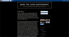 Desktop Screenshot of madeyoulookphotography.blogspot.com