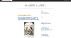 Desktop Screenshot of celebritymansions.blogspot.com