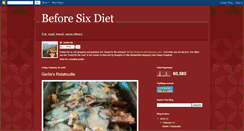 Desktop Screenshot of beforesixdiet.blogspot.com