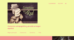 Desktop Screenshot of correctoresenlared.blogspot.com