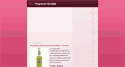 Desktop Screenshot of fragranceonsale.blogspot.com