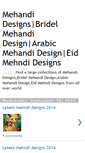 Mobile Screenshot of mehandi-design-world.blogspot.com