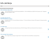Tablet Screenshot of infojobkerja.blogspot.com