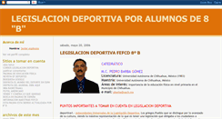 Desktop Screenshot of legislacionfefcd.blogspot.com