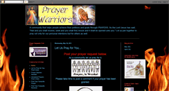 Desktop Screenshot of prayerwarrior2011.blogspot.com