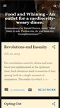 Mobile Screenshot of foodandwhining.blogspot.com