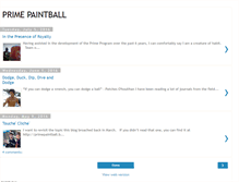 Tablet Screenshot of primepaintball.blogspot.com
