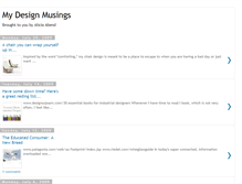 Tablet Screenshot of mydesignmusings.blogspot.com