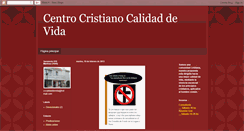Desktop Screenshot of cccalidaddevida.blogspot.com
