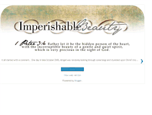 Tablet Screenshot of imperishablebeautyabout.blogspot.com