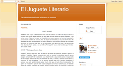 Desktop Screenshot of eljugueteliterario.blogspot.com