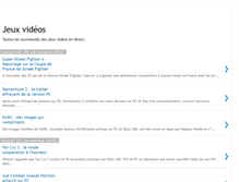 Tablet Screenshot of jeux-videos-news.blogspot.com