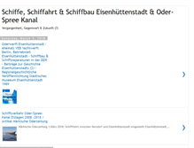 Tablet Screenshot of binnenschiffe-oderspreekanal.blogspot.com
