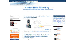 Desktop Screenshot of cordlesstelephonedect.blogspot.com