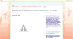 Desktop Screenshot of haineaccesorii.blogspot.com