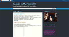 Desktop Screenshot of fashionandbeautypassion.blogspot.com
