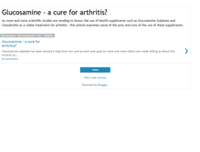 Tablet Screenshot of glucosaminesulphate.blogspot.com