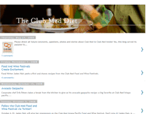Tablet Screenshot of clubmeddiet.blogspot.com