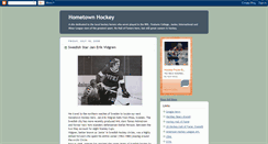 Desktop Screenshot of hometownhockey.blogspot.com