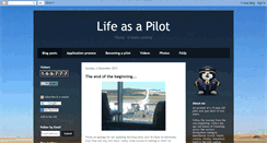 Desktop Screenshot of life-as-a-pilot.blogspot.com