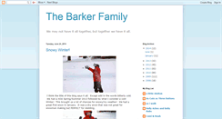 Desktop Screenshot of barkerfamily2007.blogspot.com