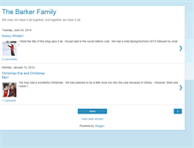 Tablet Screenshot of barkerfamily2007.blogspot.com