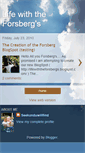 Mobile Screenshot of lifewiththeforsbergs.blogspot.com