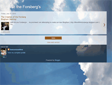 Tablet Screenshot of lifewiththeforsbergs.blogspot.com