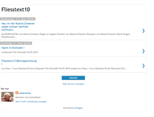 Tablet Screenshot of lettermane-fliesstext10.blogspot.com