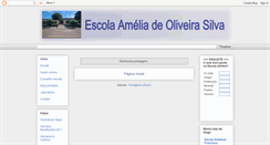 Desktop Screenshot of escolaameliaoliveirasilva.blogspot.com