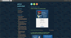 Desktop Screenshot of globalpublicidad.blogspot.com
